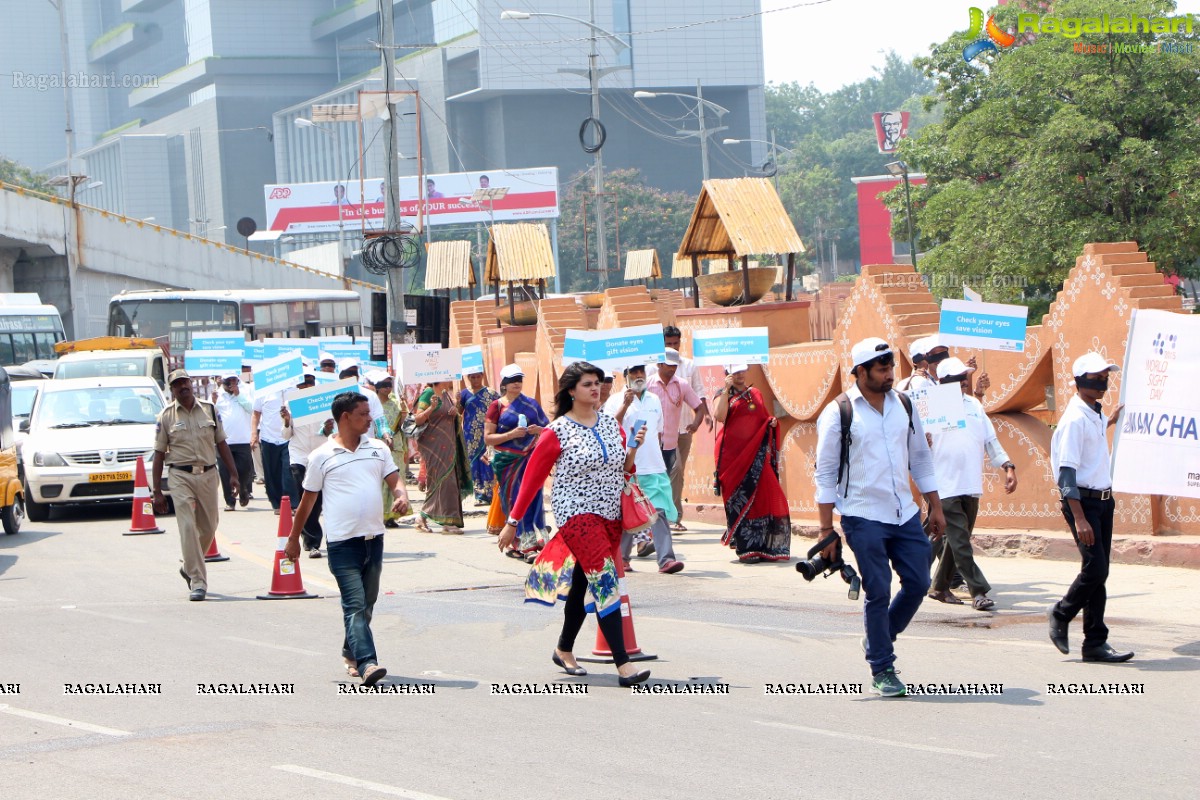 Blind Walk and Spectacle Distribution by Maxivision Eye Hospitals, Hyderabad