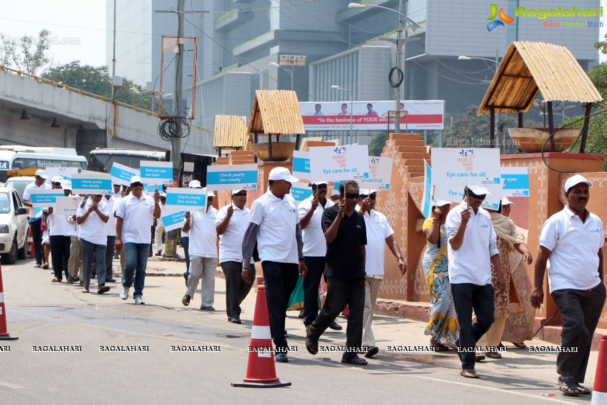 Blind Walk and Spectacle Distribution by Maxivision Eye Hospitals, Hyderabad