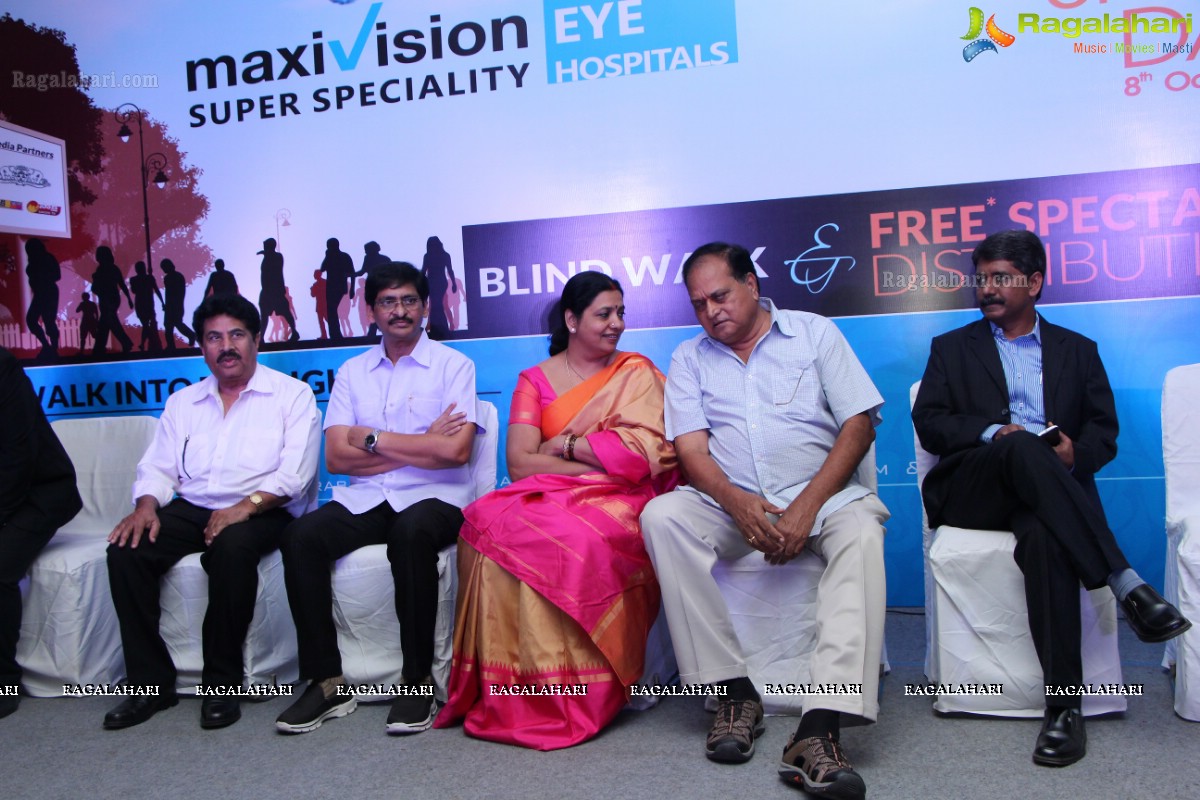 Blind Walk and Spectacle Distribution by Maxivision Eye Hospitals, Hyderabad