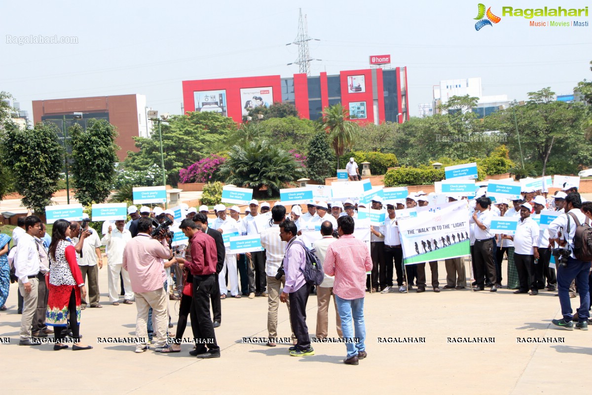 Blind Walk and Spectacle Distribution by Maxivision Eye Hospitals, Hyderabad