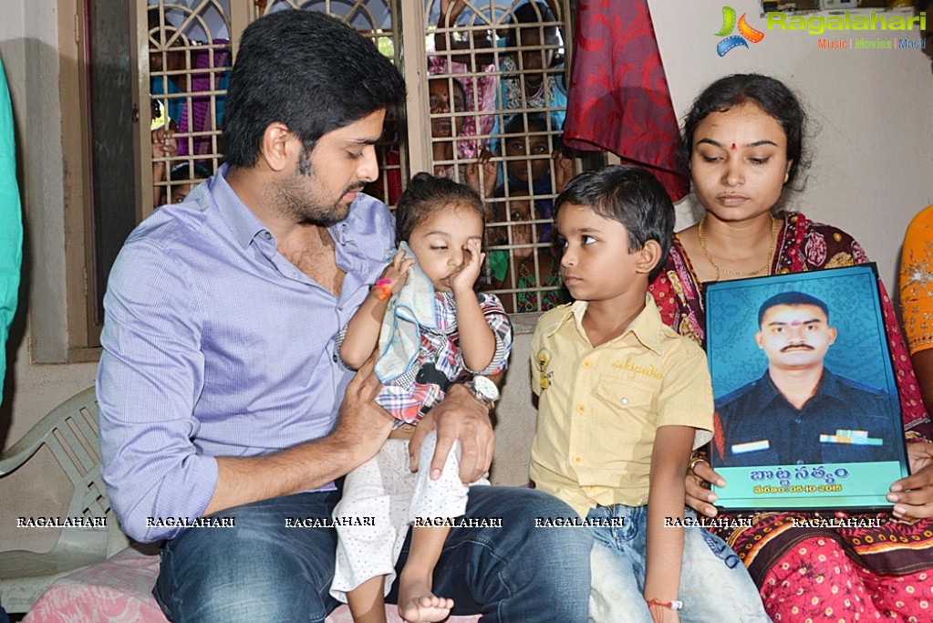 Naga Shourya helps Jawan Botta Satyam's Family
