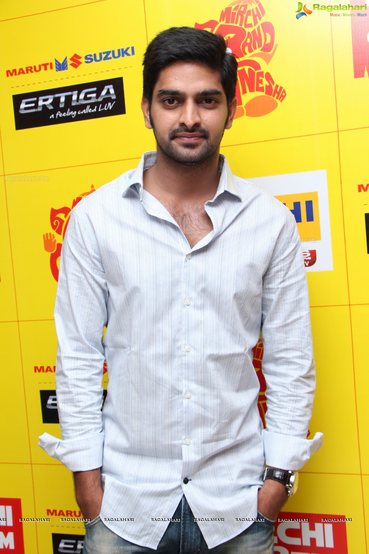 Naga Shaurya at Mirchi Grand Ganesha – Best Ganapathy Celebrations