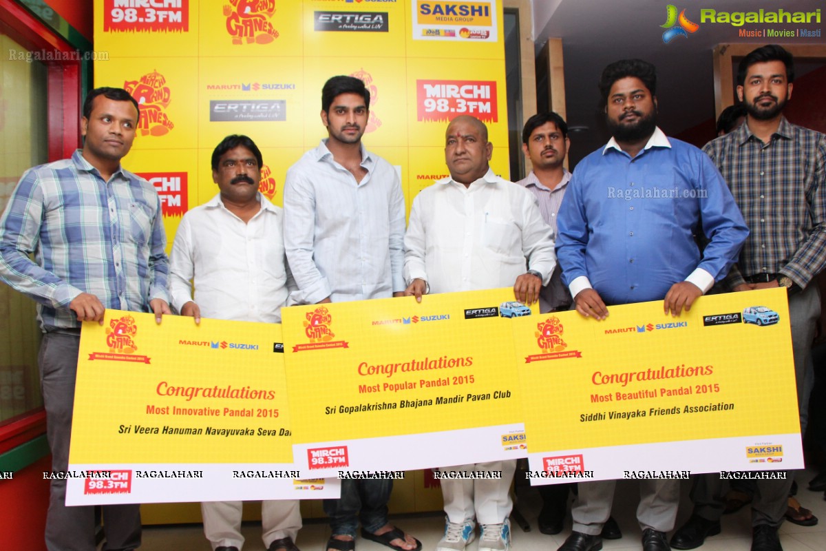 Naga Shaurya at Mirchi Grand Ganesha – Best Ganapathy Celebrations