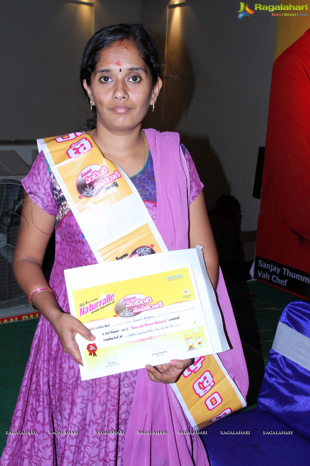 Naturralle Vantinti Maharani Contest at Hyderabad