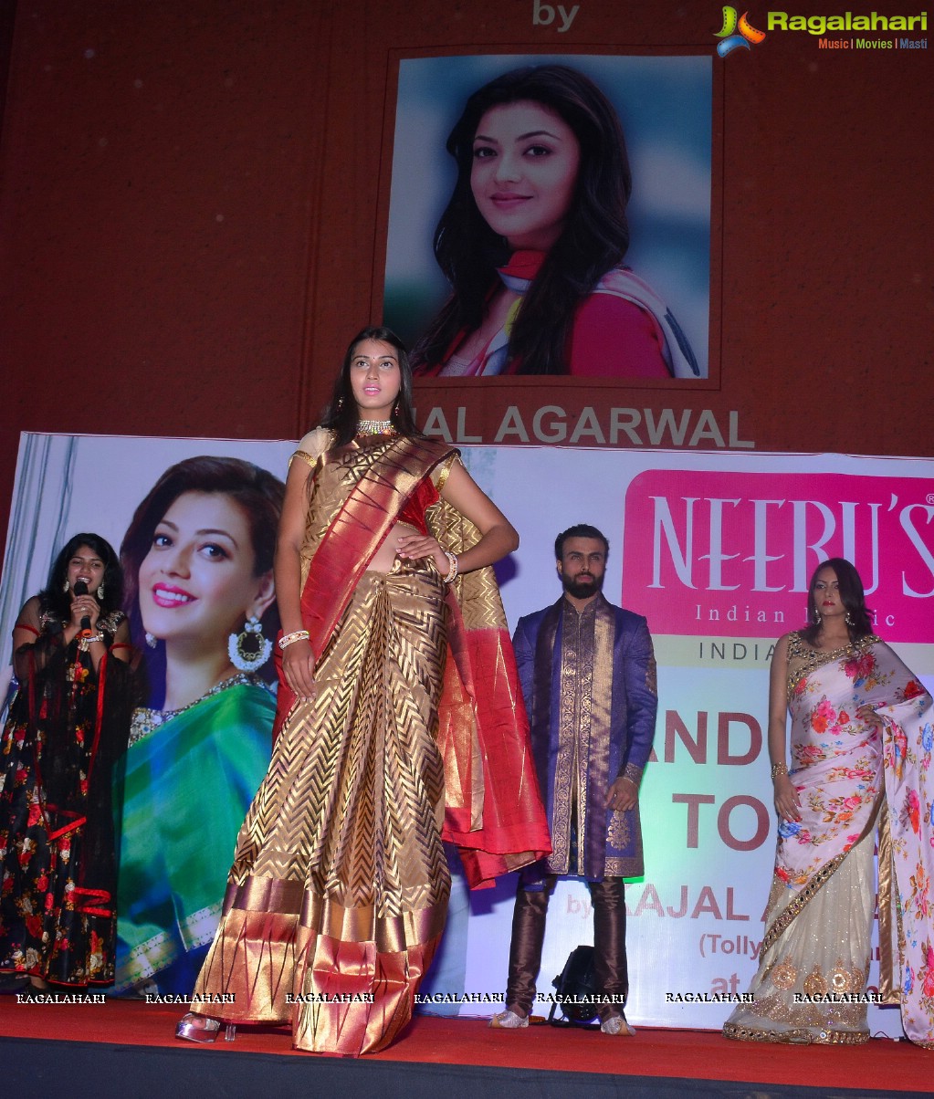 Kajal Aggarwal launches Neeru's in Vijayawada