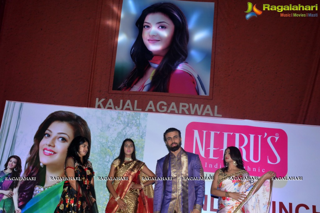 Kajal Aggarwal launches Neeru's in Vijayawada