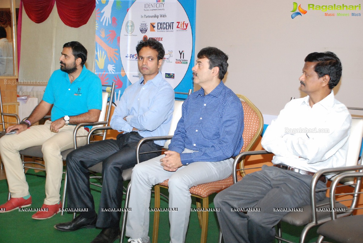 One Lakh Hands Launch at Hotel NKM's Grand, Erramanzil, Hyderabad