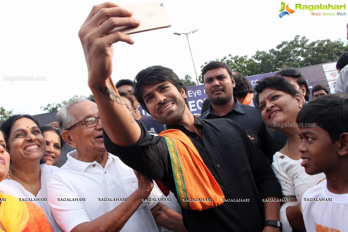 Ram Charan at Devnar World Sight Day Walk 'Mission to Give Vision'