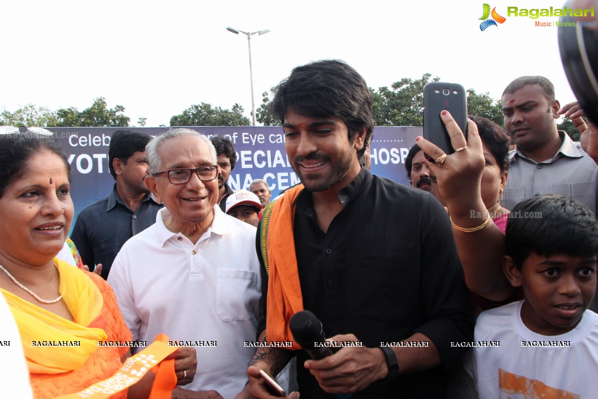 Ram Charan at Devnar World Sight Day Walk 'Mission to Give Vision'