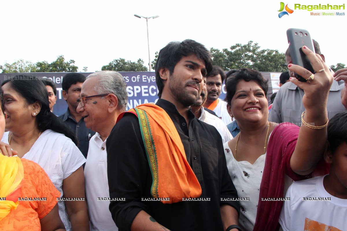 Ram Charan at Devnar World Sight Day Walk 'Mission to Give Vision'