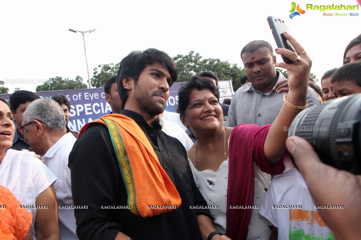 Ram Charan at Devnar World Sight Day Walk 'Mission to Give Vision'