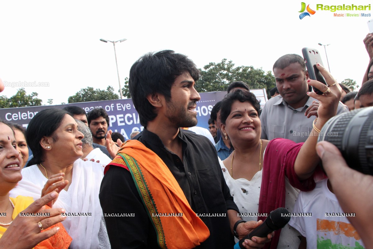 Ram Charan at Devnar World Sight Day Walk 'Mission to Give Vision'