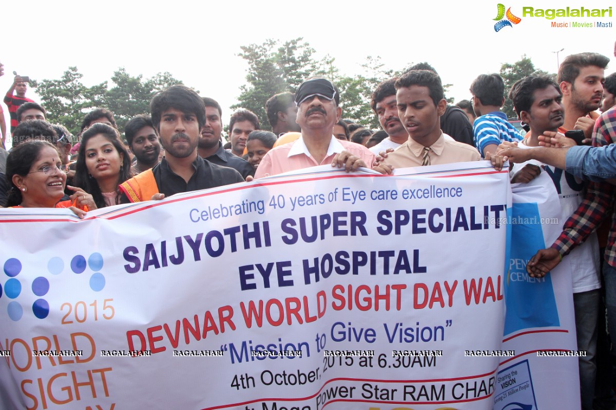 Ram Charan at Devnar World Sight Day Walk 'Mission to Give Vision'