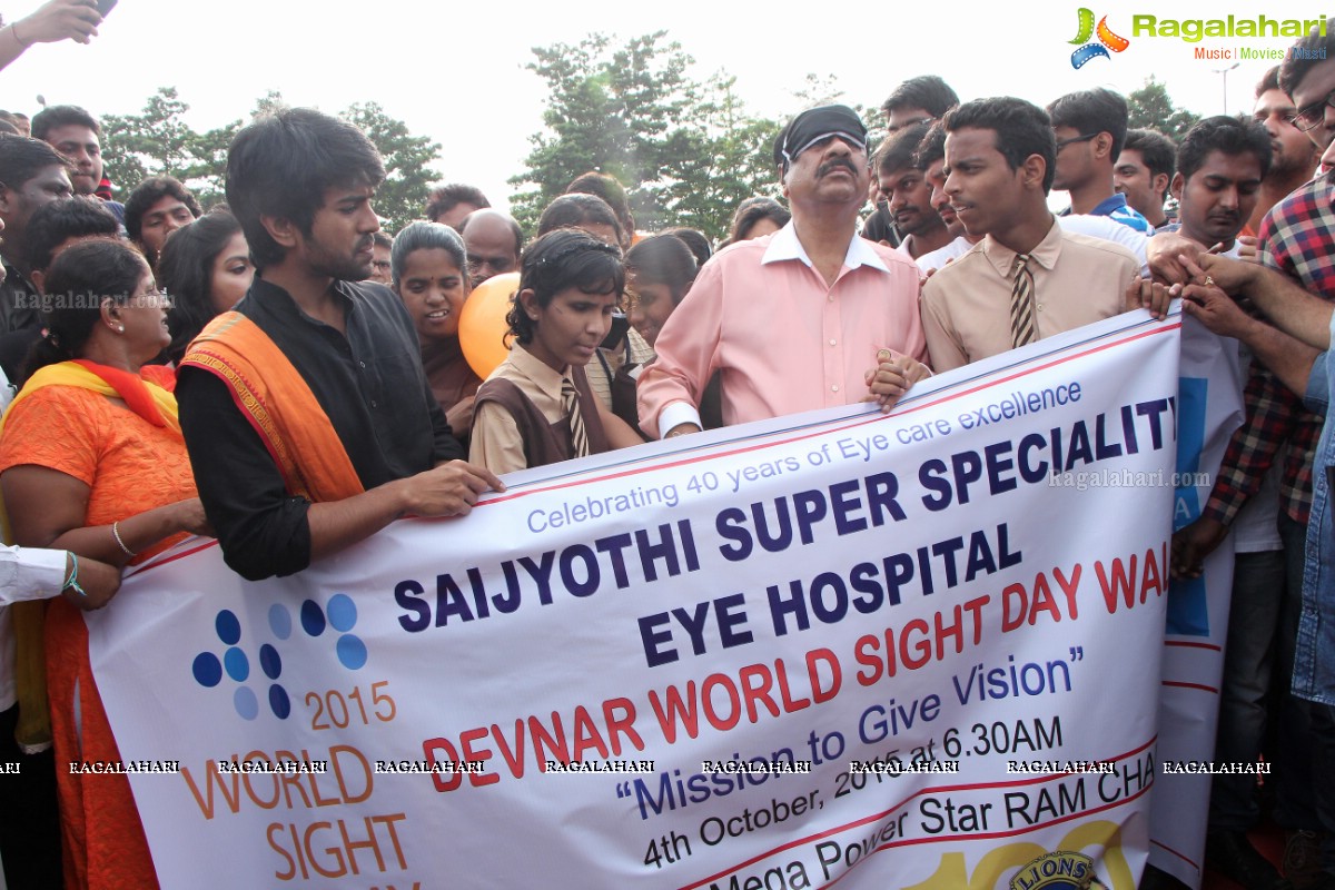 Ram Charan at Devnar World Sight Day Walk 'Mission to Give Vision'