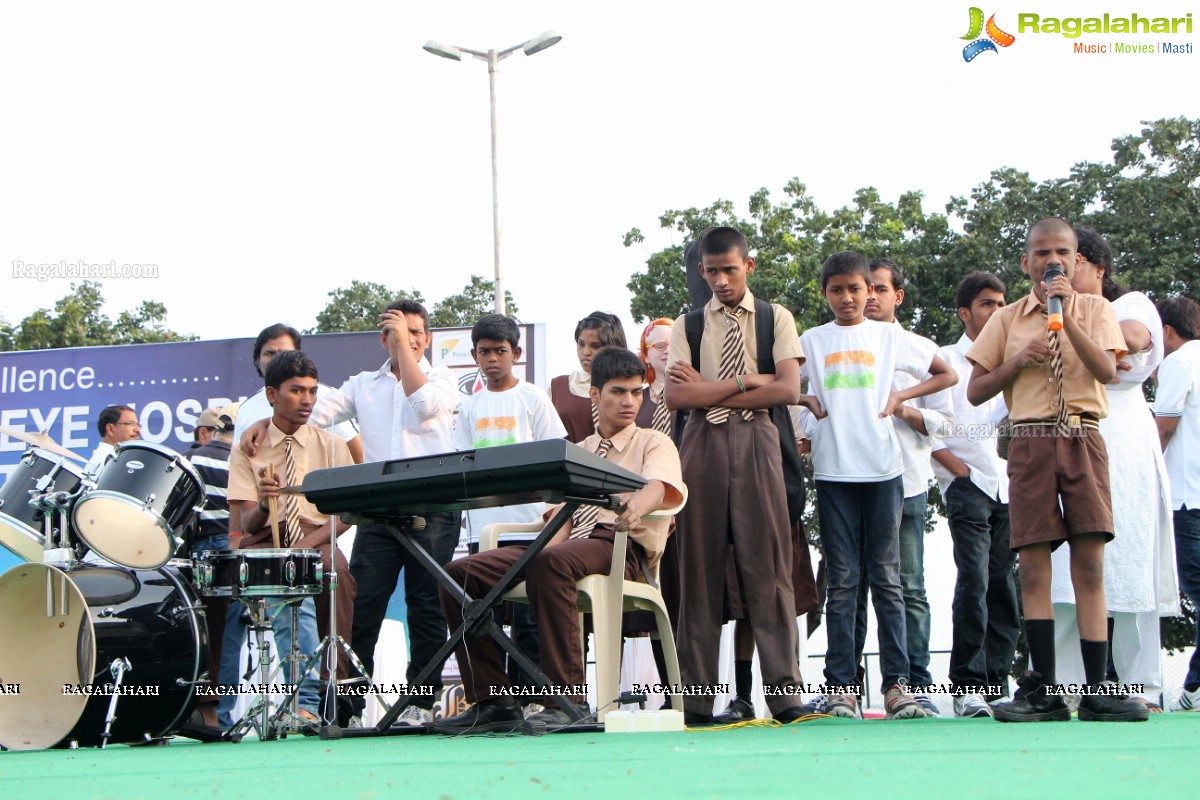 Ram Charan at Devnar World Sight Day Walk 'Mission to Give Vision'