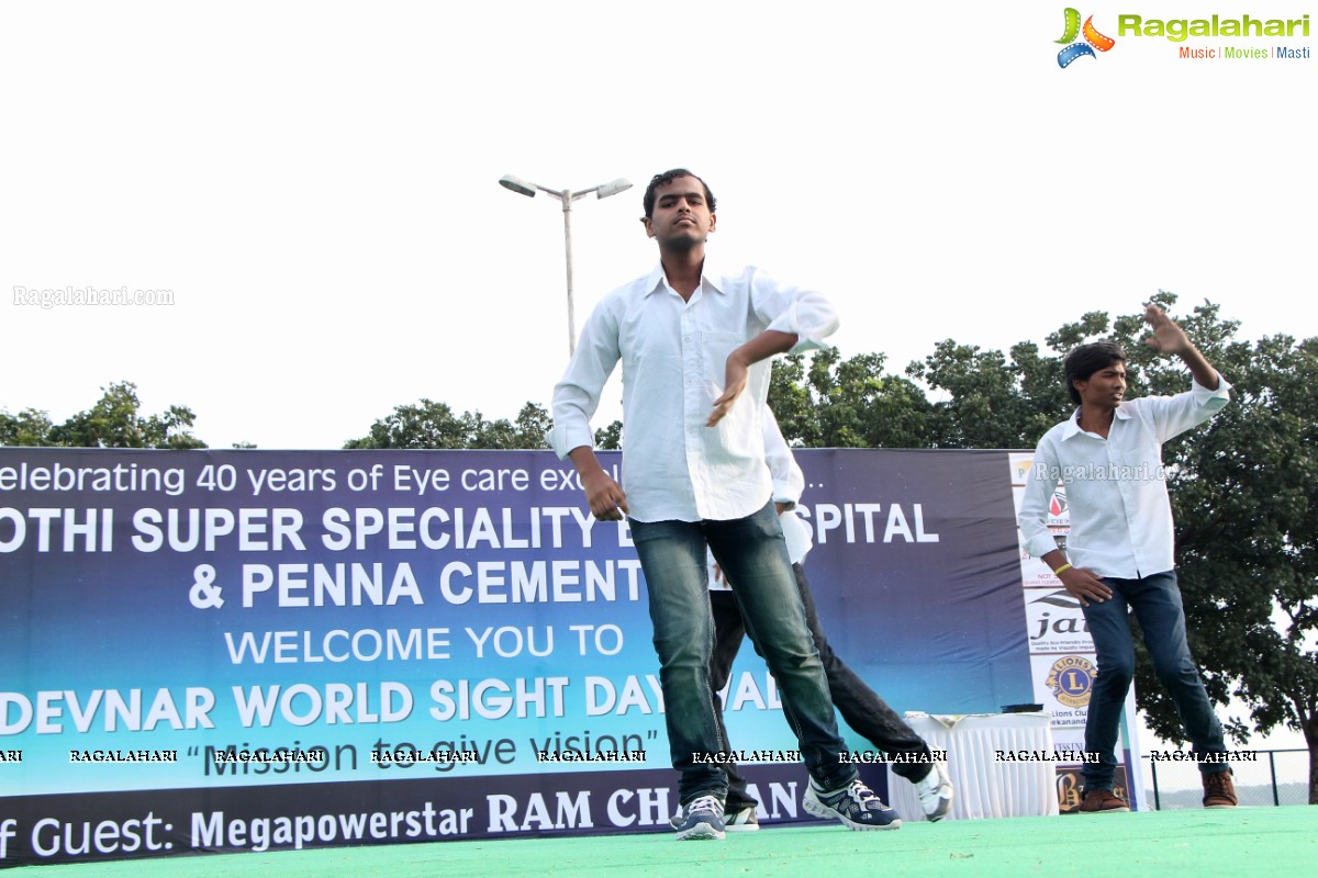 Ram Charan at Devnar World Sight Day Walk 'Mission to Give Vision'