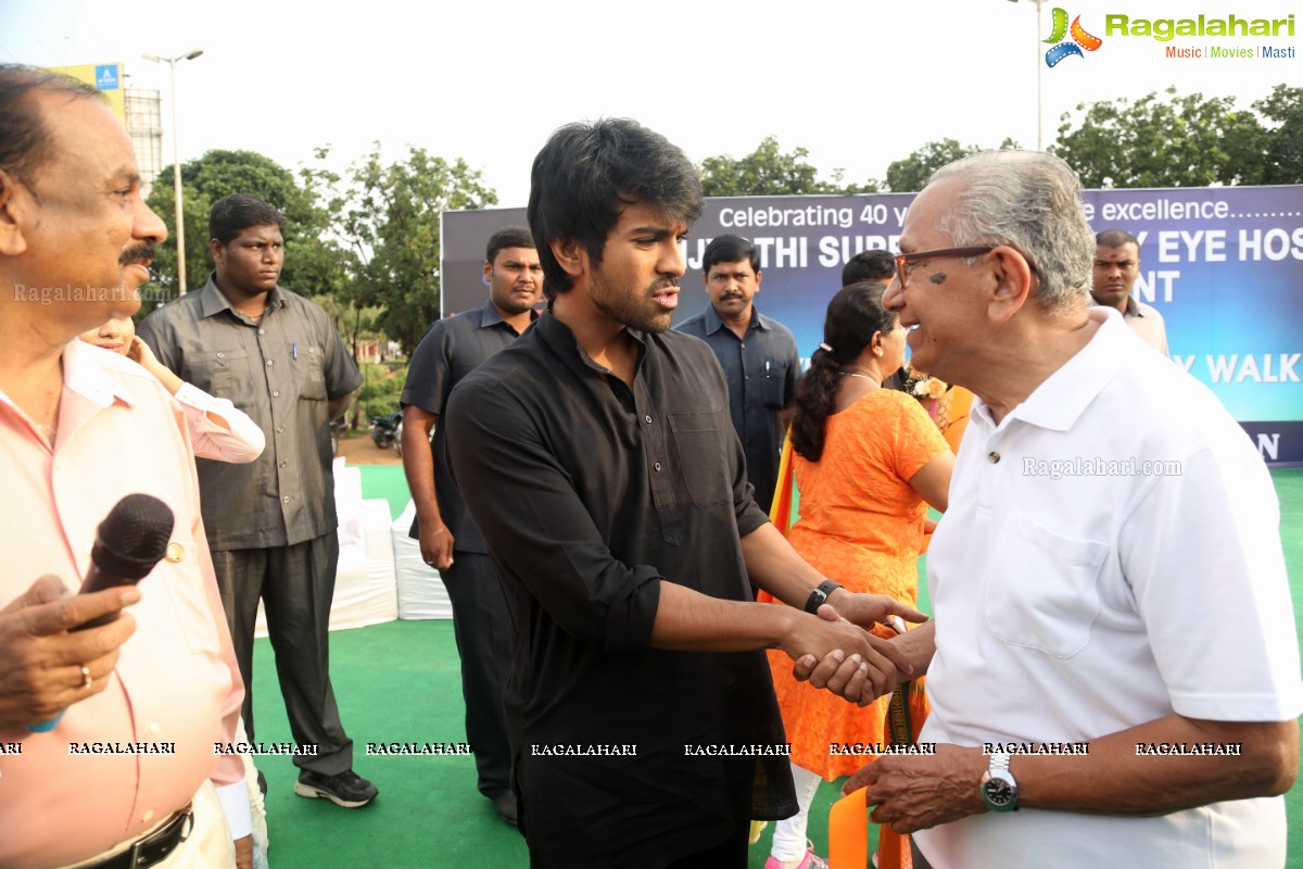 Ram Charan at Devnar World Sight Day Walk 'Mission to Give Vision'