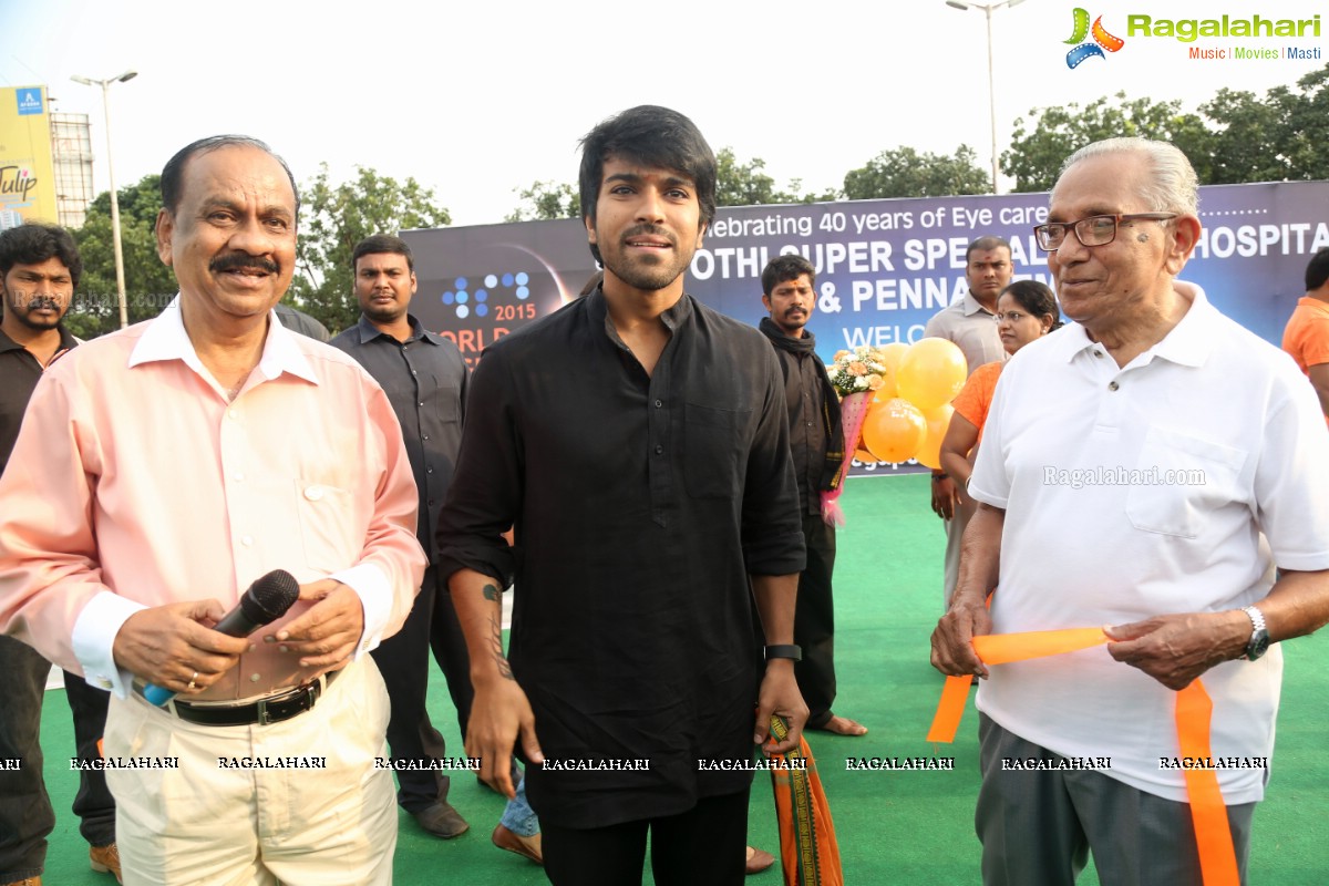 Ram Charan at Devnar World Sight Day Walk 'Mission to Give Vision'