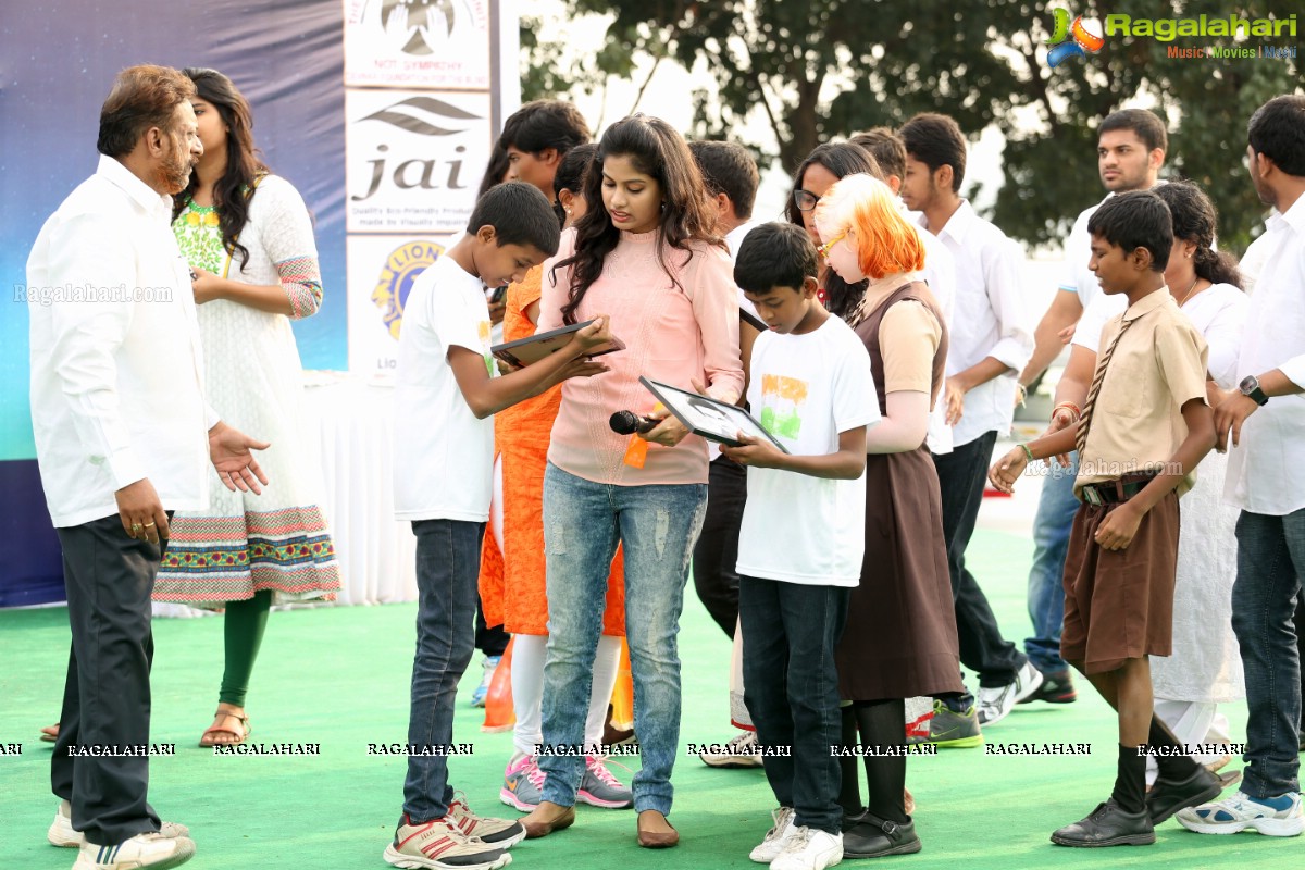 Ram Charan at Devnar World Sight Day Walk 'Mission to Give Vision'