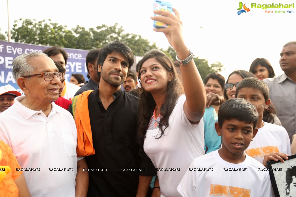 Ram Charan at Devnar World Sight Day Walk 'Mission to Give Vision'