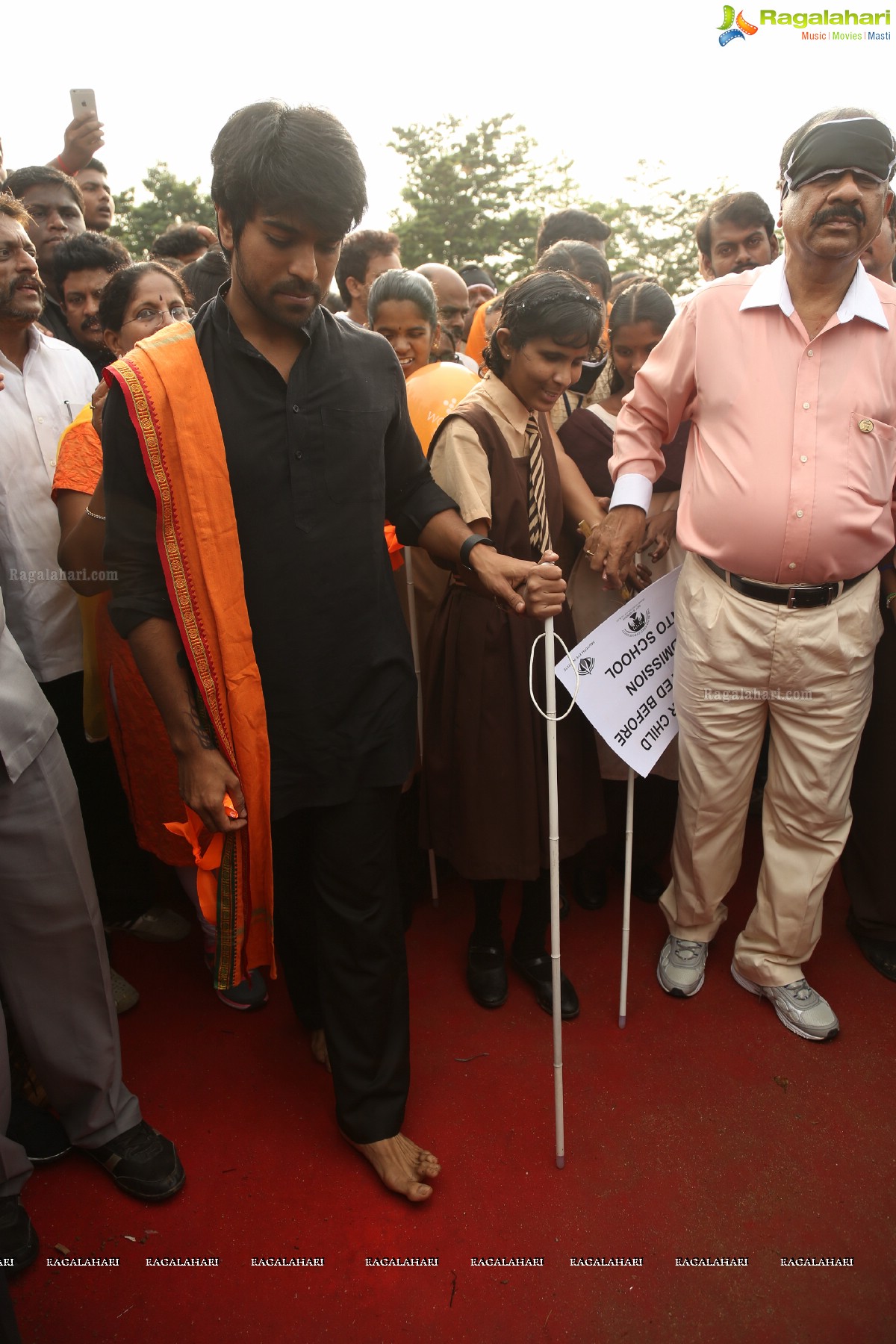 Ram Charan at Devnar World Sight Day Walk 'Mission to Give Vision'