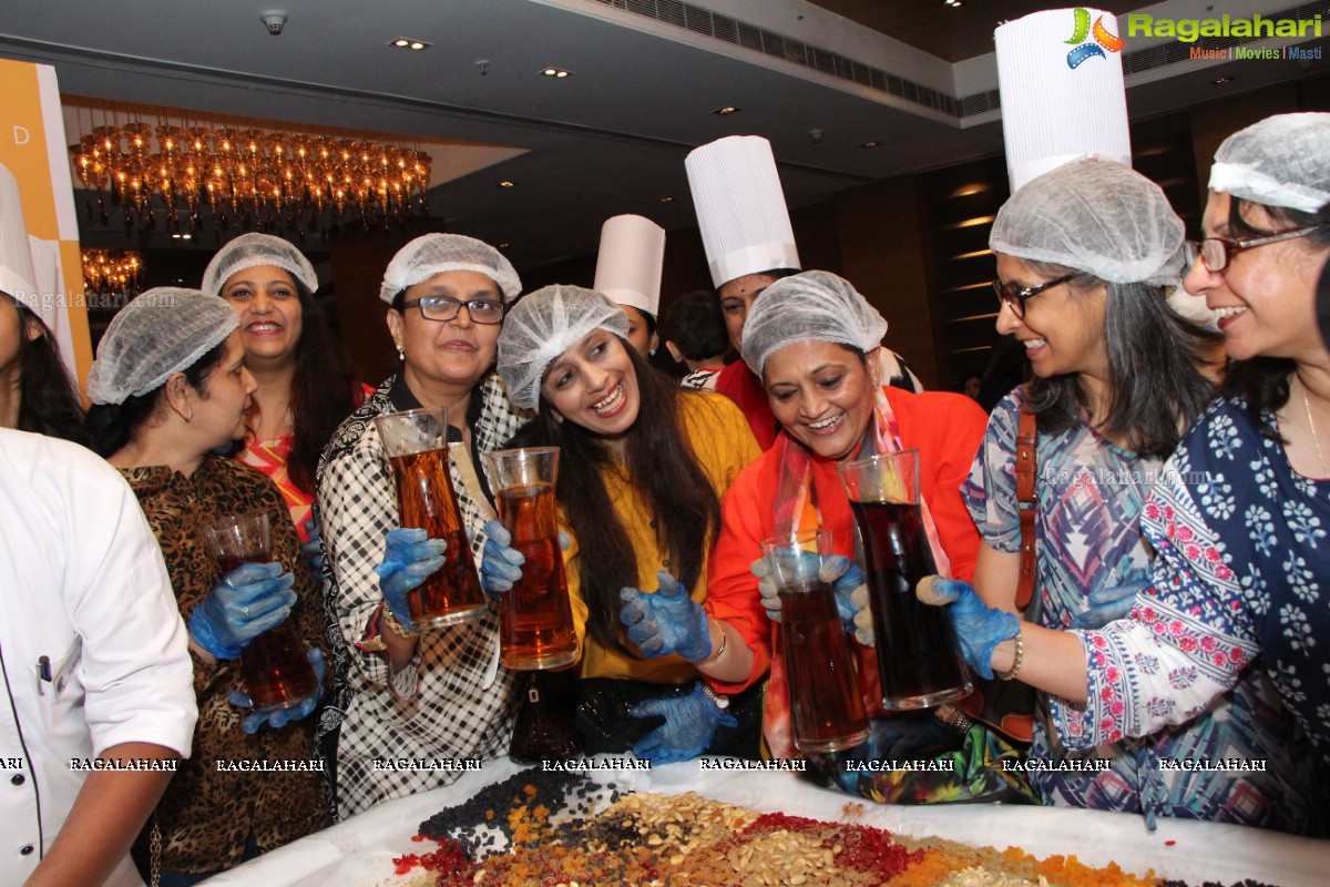 Sanskruti Ladies Club Cake Mixing Ceremony 2015 at Hotel Marigold, Hyderabad