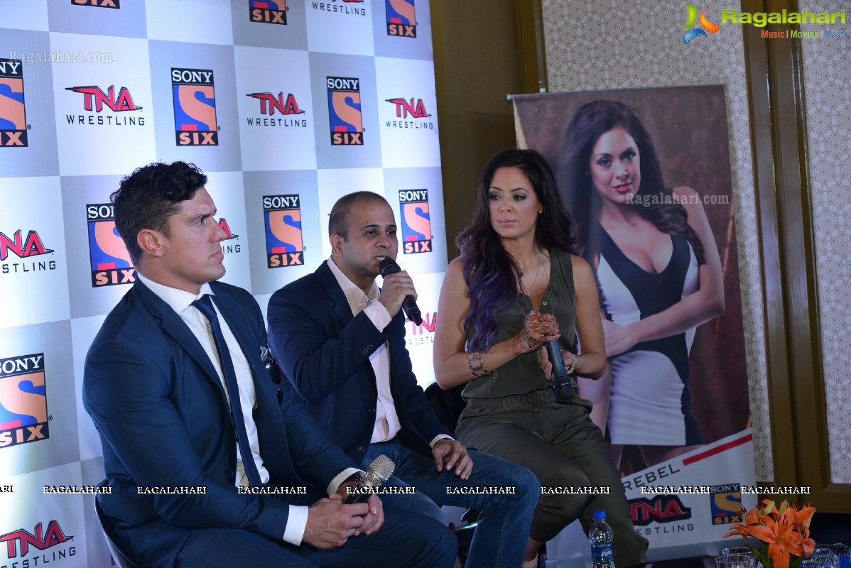 Teen Ka Tashan - Sony SIX and TNA Wrestling Event 2015 Announcement, Hyderabad 