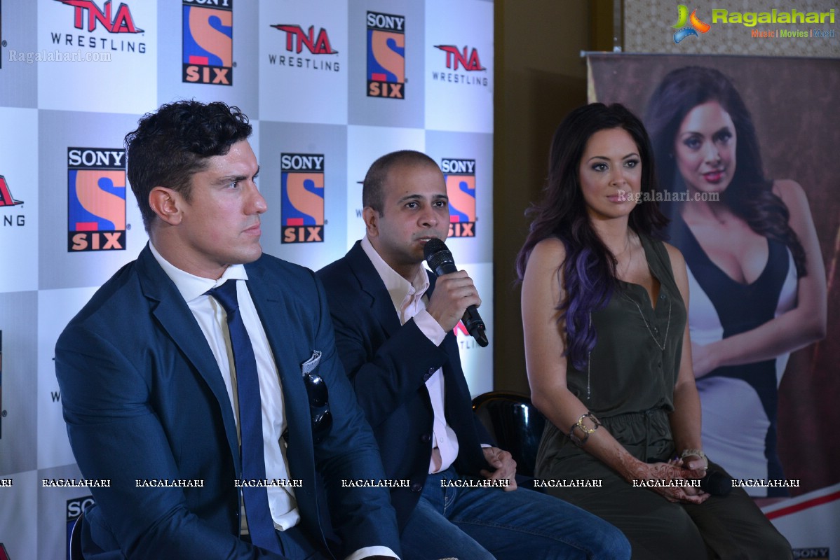 Teen Ka Tashan - Sony SIX and TNA Wrestling Event 2015 Announcement, Hyderabad 