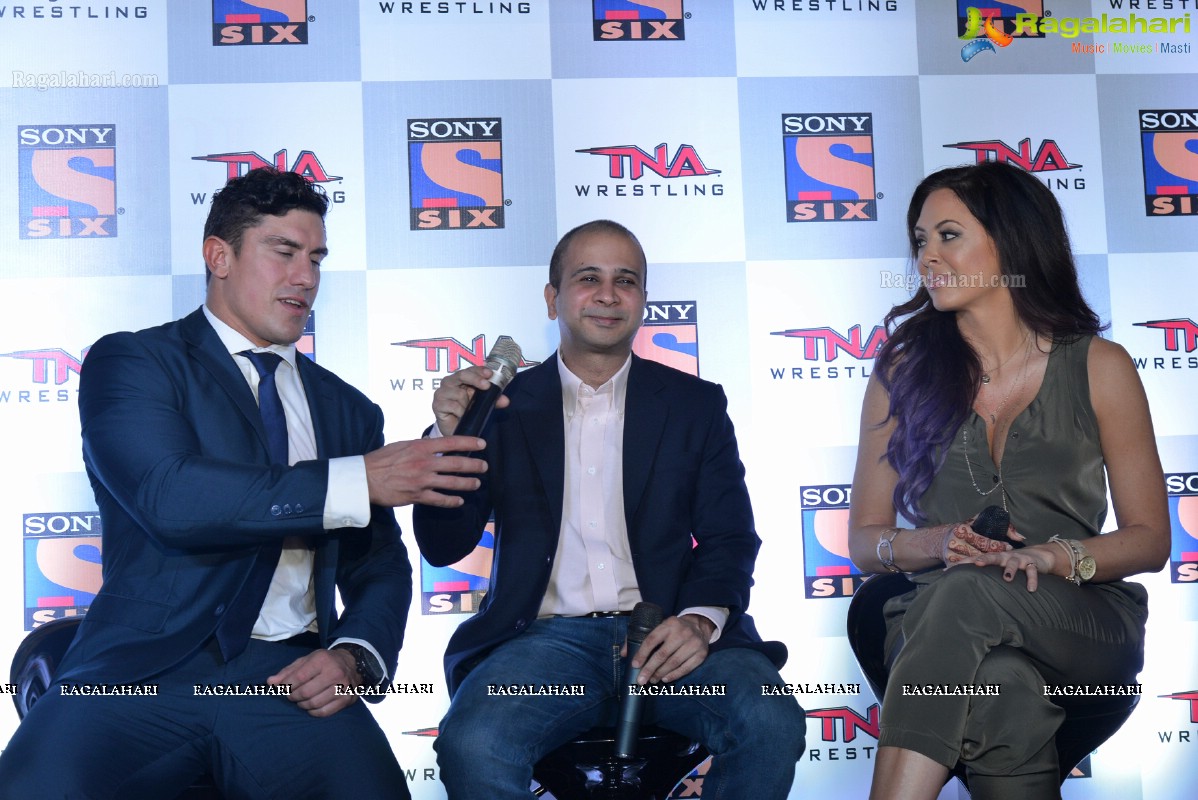 Teen Ka Tashan - Sony SIX and TNA Wrestling Event 2015 Announcement, Hyderabad 