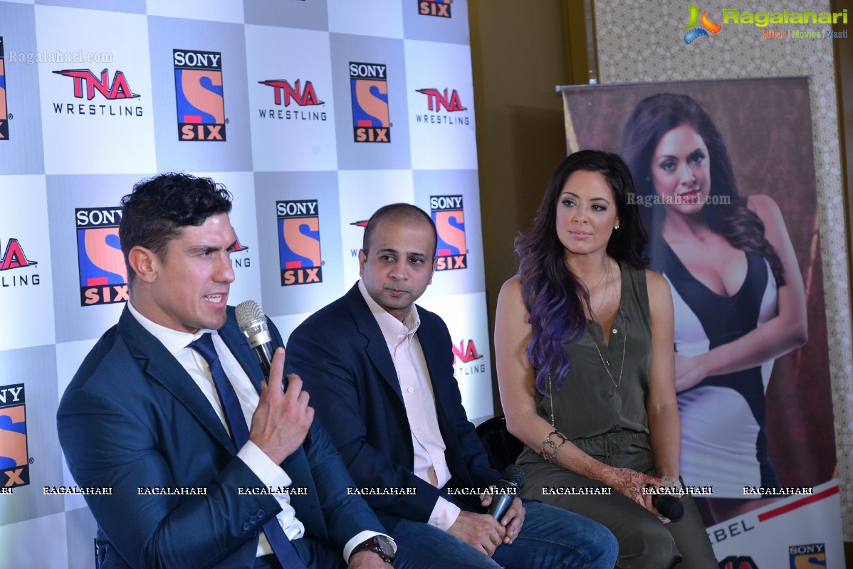 Teen Ka Tashan - Sony SIX and TNA Wrestling Event 2015 Announcement, Hyderabad 