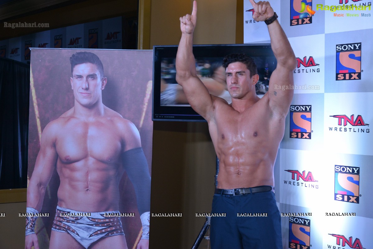 Teen Ka Tashan - Sony SIX and TNA Wrestling Event 2015 Announcement, Hyderabad 