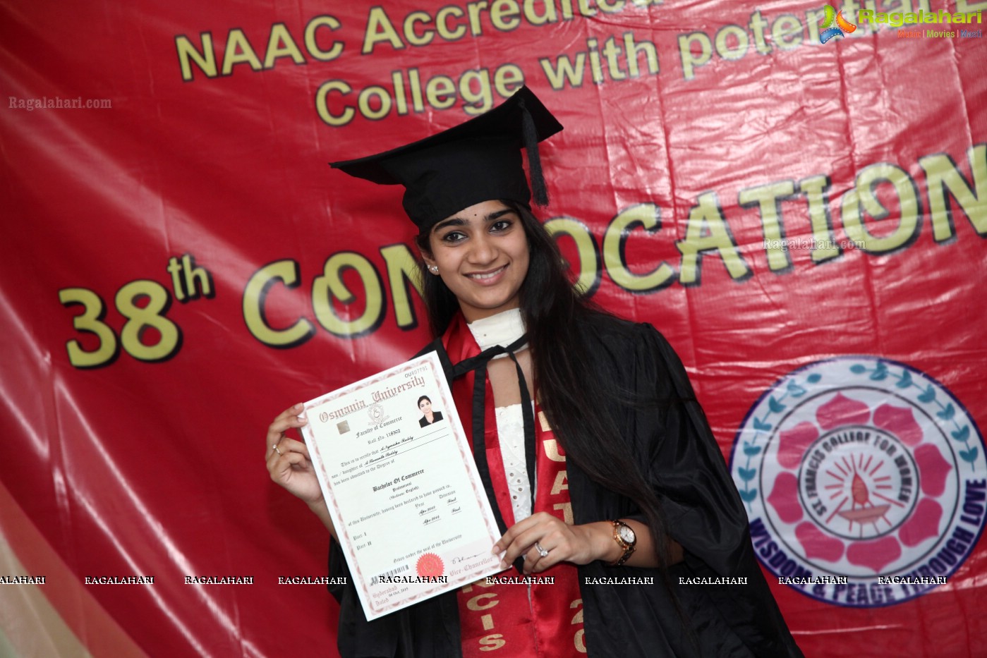 38th Convocation Ceremony of St. Francis College for Women, Hyderabad