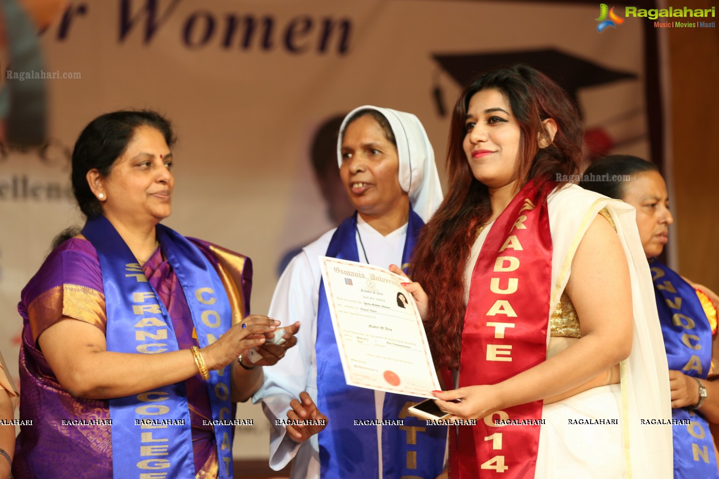 38th Convocation Ceremony of St. Francis College for Women, Hyderabad