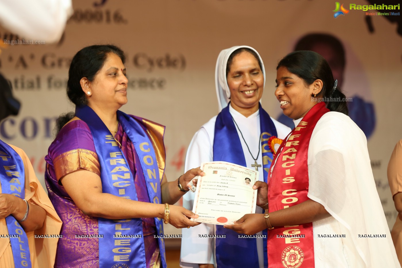 38th Convocation Ceremony of St. Francis College for Women, Hyderabad