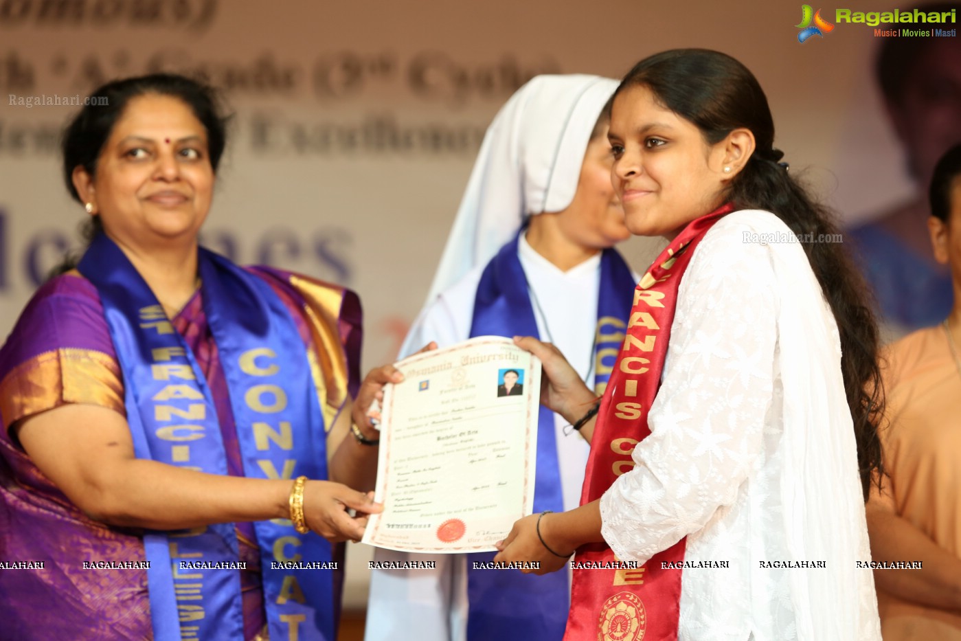 38th Convocation Ceremony of St. Francis College for Women, Hyderabad