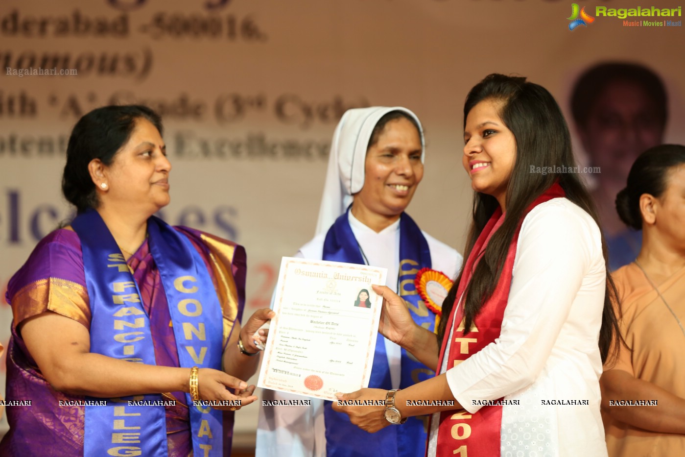 38th Convocation Ceremony of St. Francis College for Women, Hyderabad