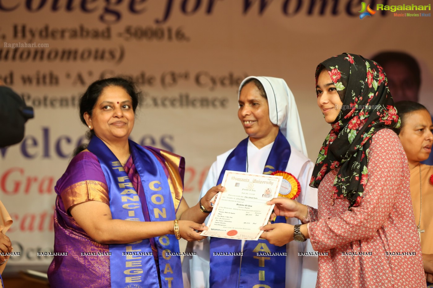 38th Convocation Ceremony of St. Francis College for Women, Hyderabad