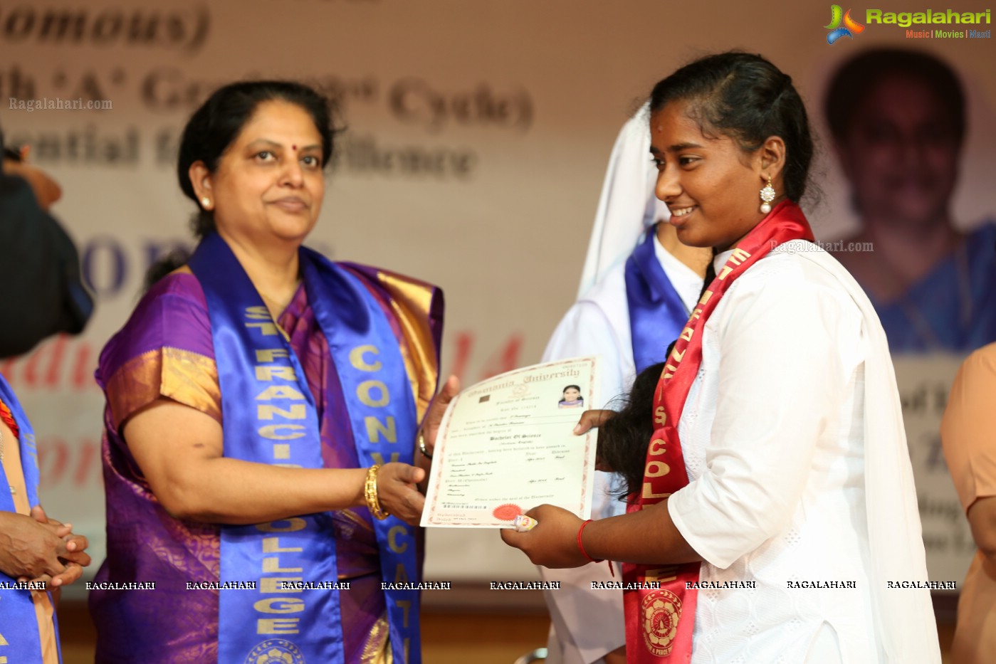 38th Convocation Ceremony of St. Francis College for Women, Hyderabad