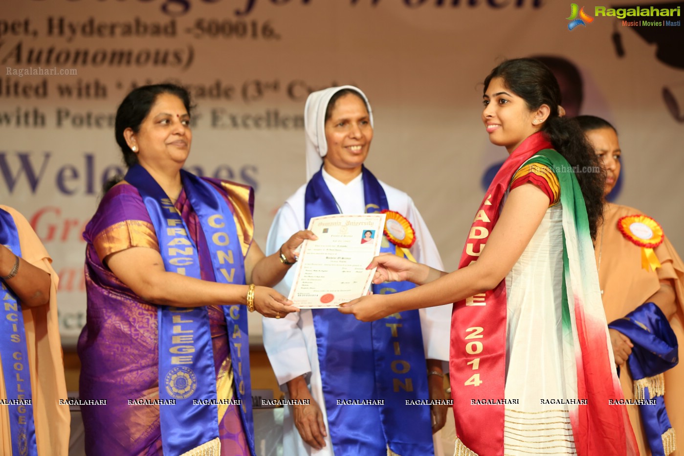 38th Convocation Ceremony of St. Francis College for Women, Hyderabad
