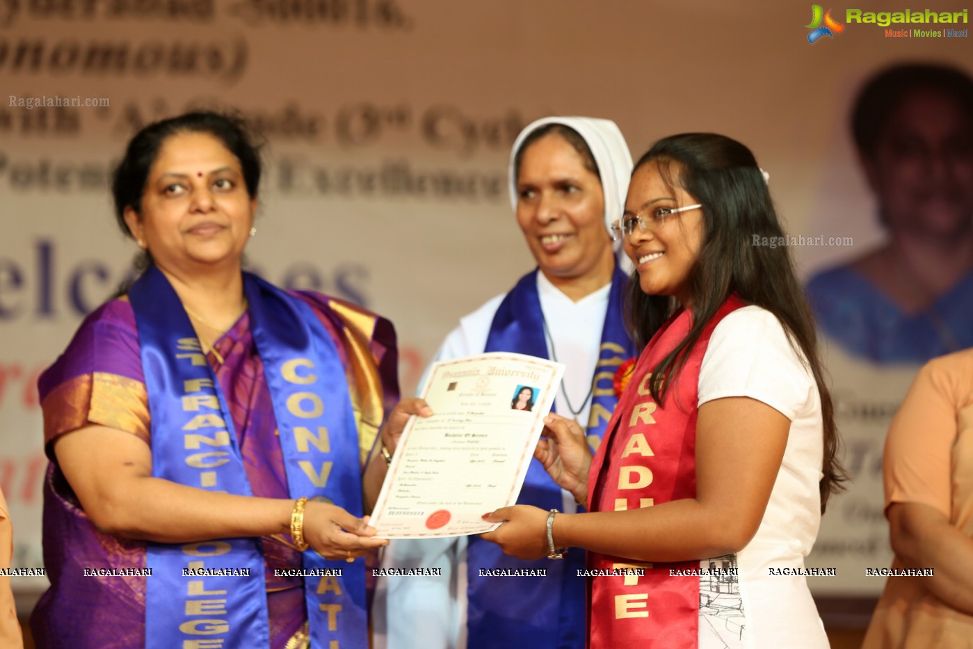 38th Convocation Ceremony of St. Francis College for Women, Hyderabad