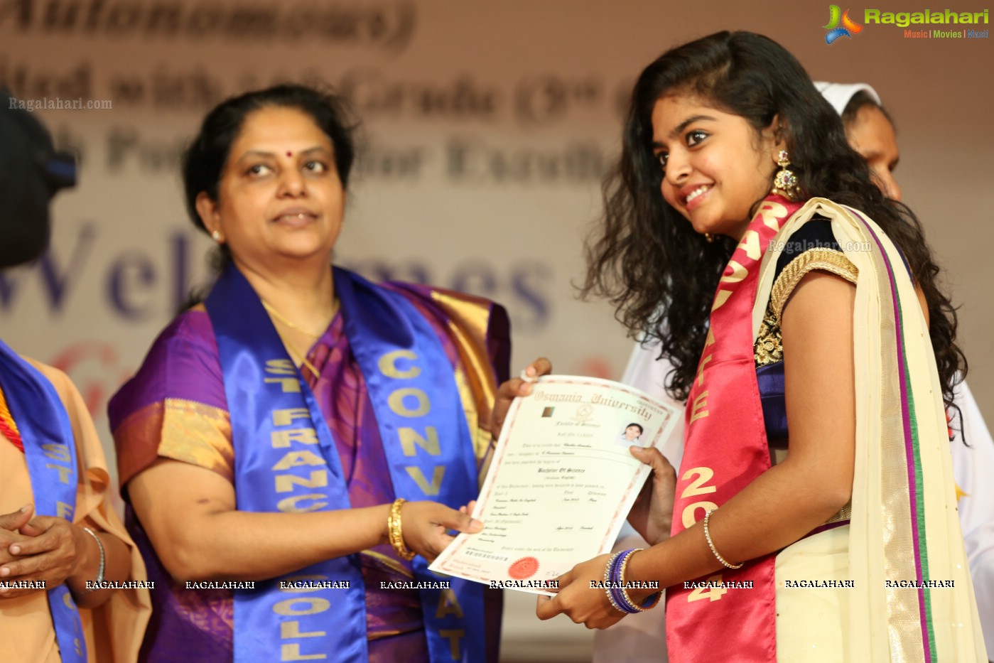 38th Convocation Ceremony of St. Francis College for Women, Hyderabad