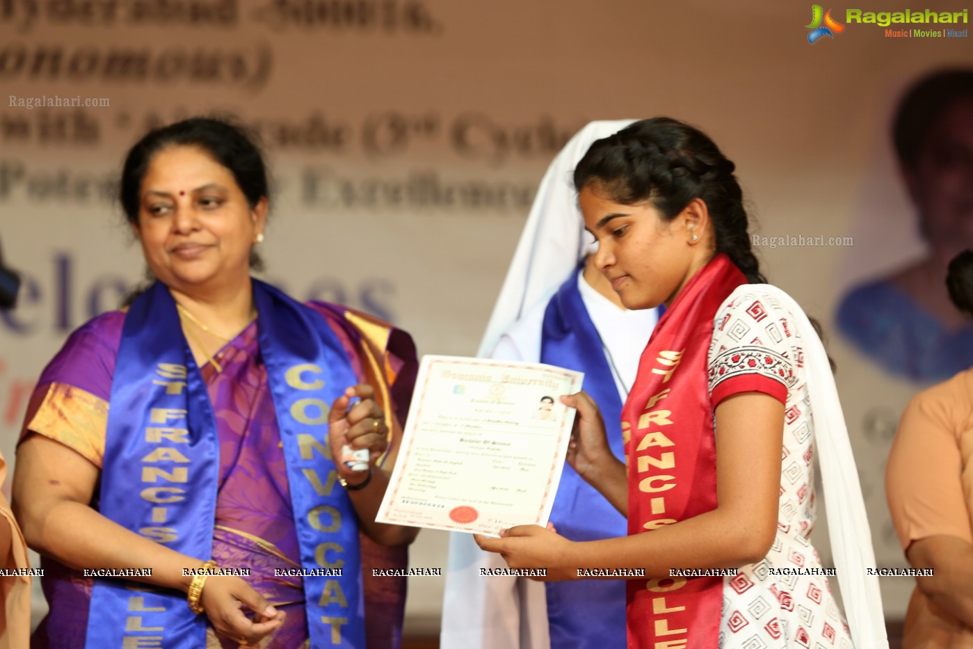 38th Convocation Ceremony of St. Francis College for Women, Hyderabad