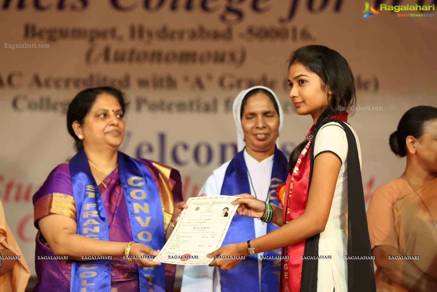 38th Convocation Ceremony of St. Francis College for Women, Hyderabad