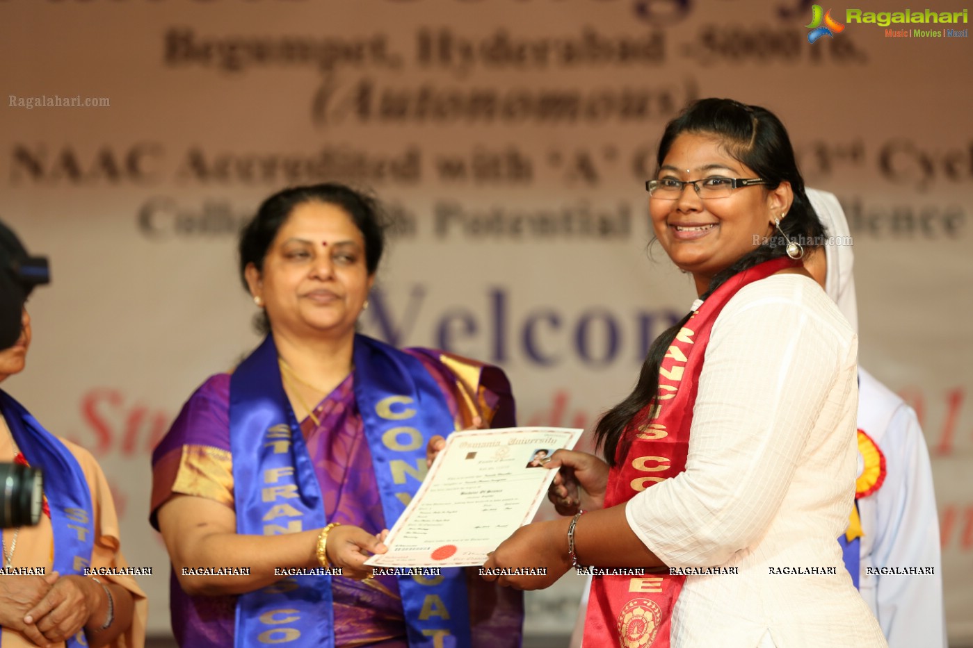 38th Convocation Ceremony of St. Francis College for Women, Hyderabad