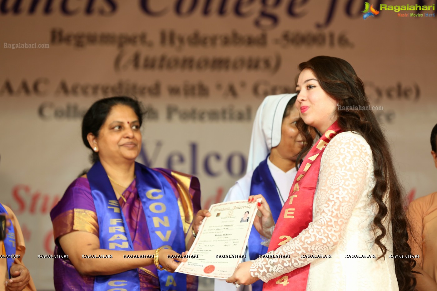 38th Convocation Ceremony of St. Francis College for Women, Hyderabad