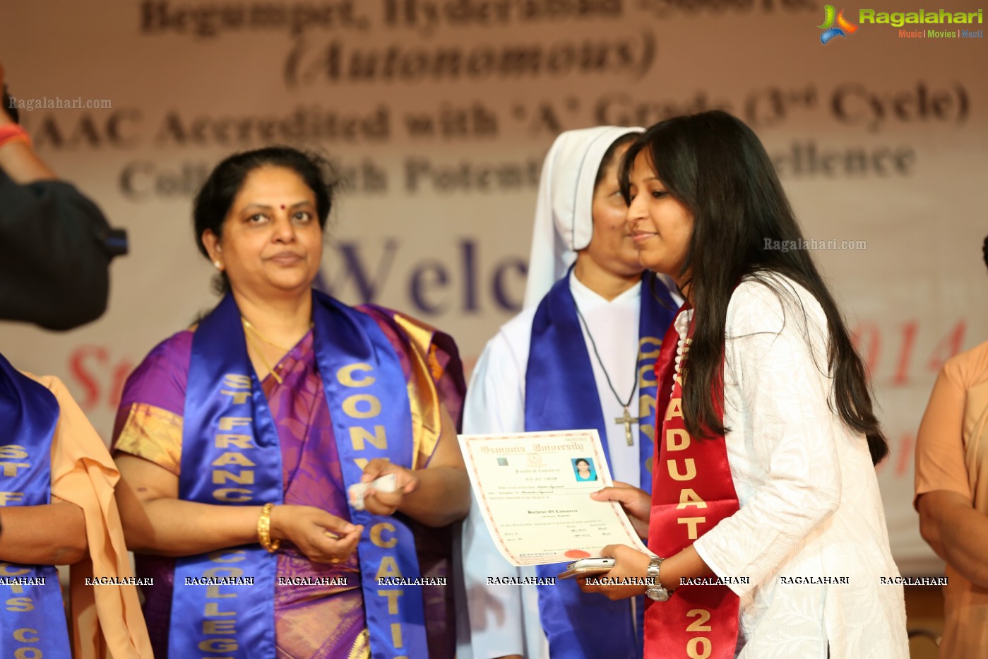 38th Convocation Ceremony of St. Francis College for Women, Hyderabad