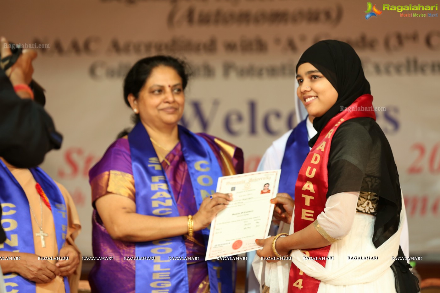 38th Convocation Ceremony of St. Francis College for Women, Hyderabad