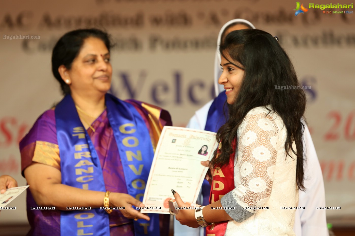 38th Convocation Ceremony of St. Francis College for Women, Hyderabad