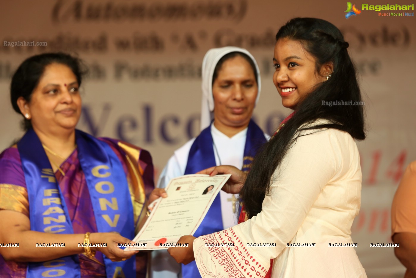 38th Convocation Ceremony of St. Francis College for Women, Hyderabad