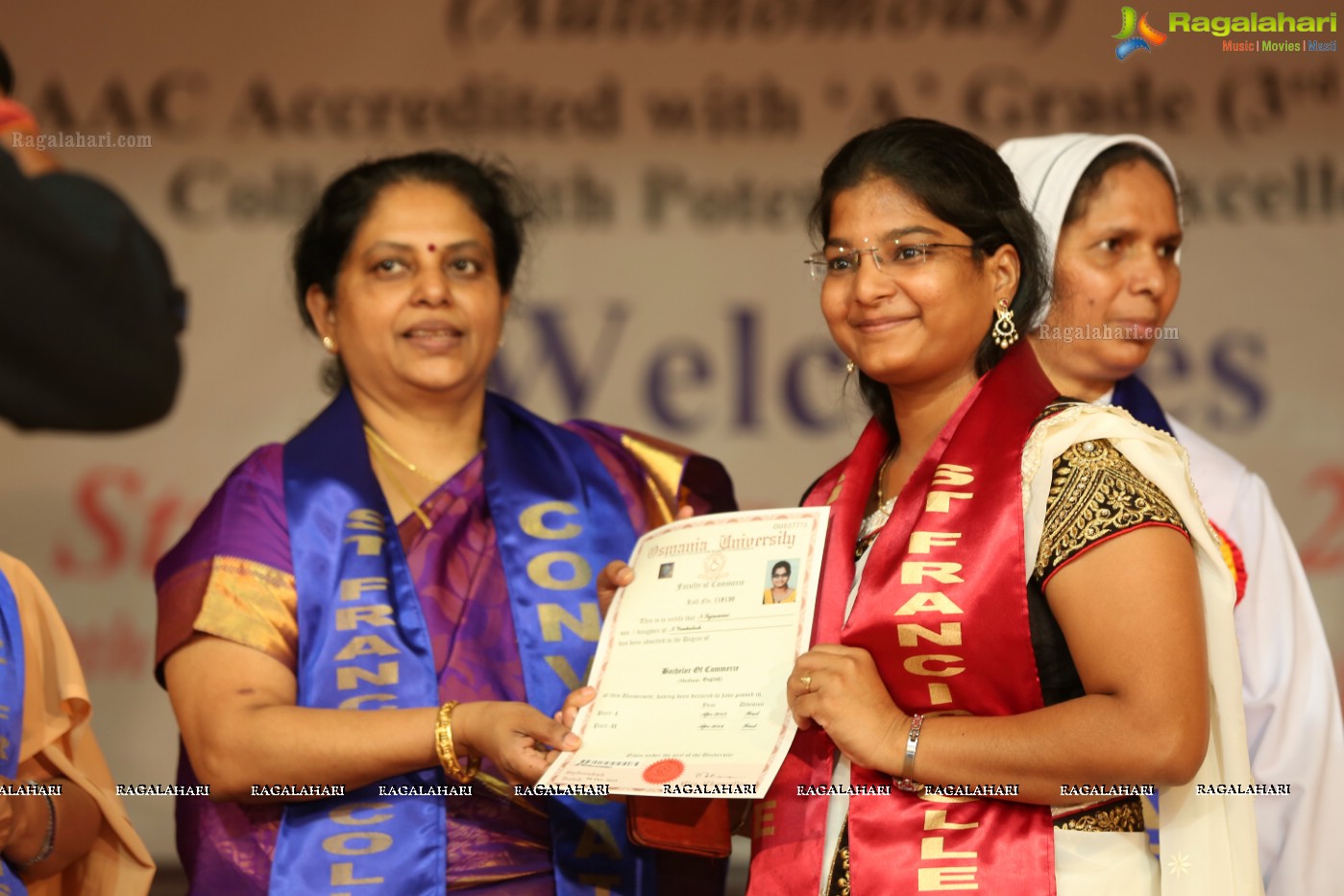 38th Convocation Ceremony of St. Francis College for Women, Hyderabad